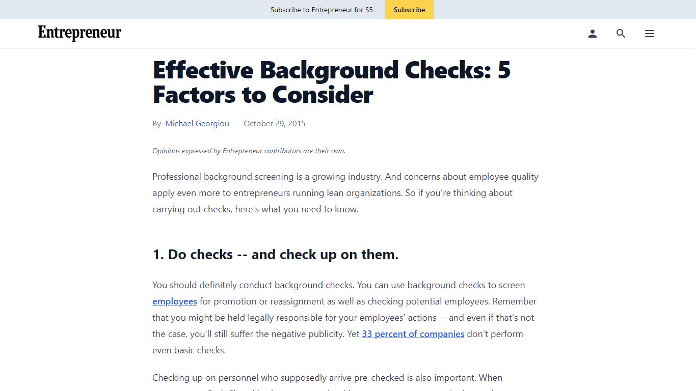 Effective Background Checks: 5 Factors to Consider